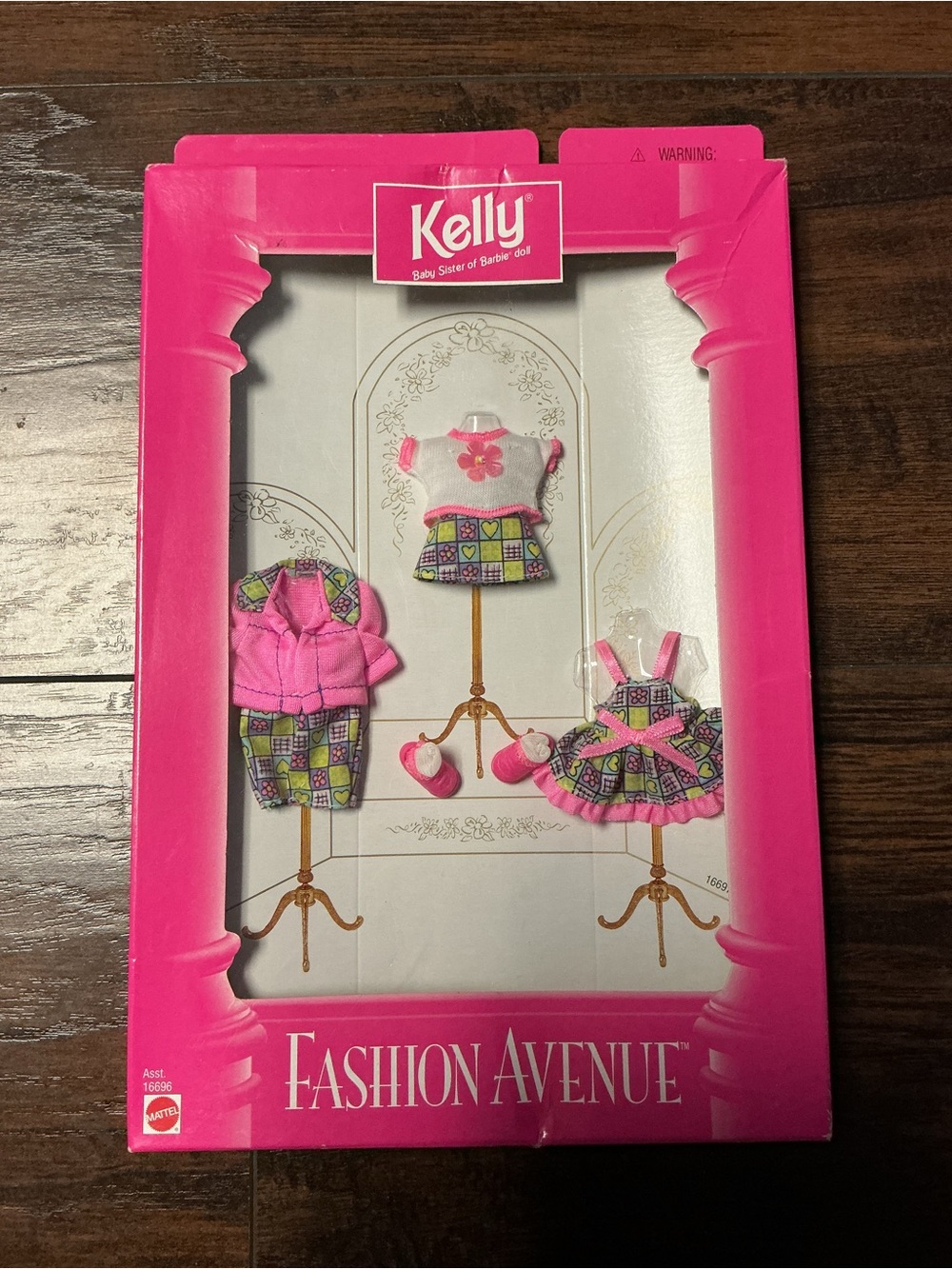Vintage Mattel Kelly Fashion Avenue Kids Doll Outfit Set - Pink New Rare